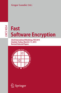 Vorderes Coverbild Fast Software Encryption