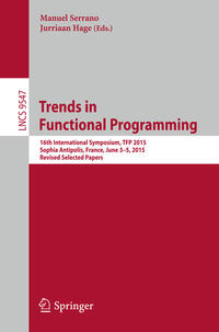 Vorderes Coverbild Trends in Functional Programming