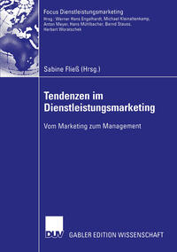 Vorderes Coverbild Tendenzen im Dienstleistungsmarketing