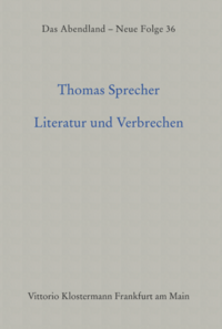 Vorderes Coverbild Literatur und Verbrechen