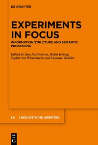 Vorderes Coverbild Experiments in Focus