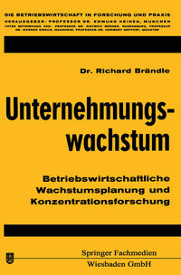 Vorderes Coverbild Unternehmungswachstum