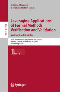 Vorderes Coverbild Leveraging Applications of Formal Methods, Verification and Validation. Verification Principles