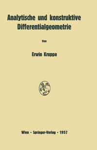 Vorderes Coverbild Analytische und konstruktive Differentialgeometrie