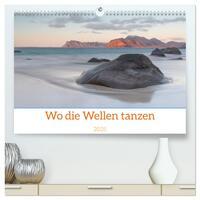 Vorderes Coverbild Wo die Wellen tanzen (hochwertiger Premium Wandkalender 2025 DIN A2 quer), Kunstdruck in Hochglanz