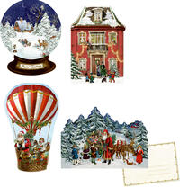 Vorderes Coverbild Mini-Adventskalender-Sortiment – Nostalgische Weihnachten