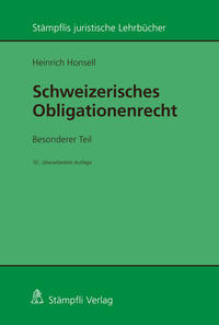 Vorderes Coverbild Schweizerisches Obligationenrecht. Besonderer Teil