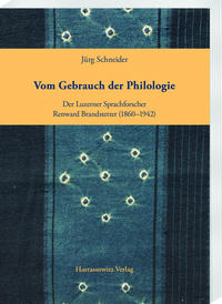 Vorderes Coverbild Vom Gebrauch der Philologie