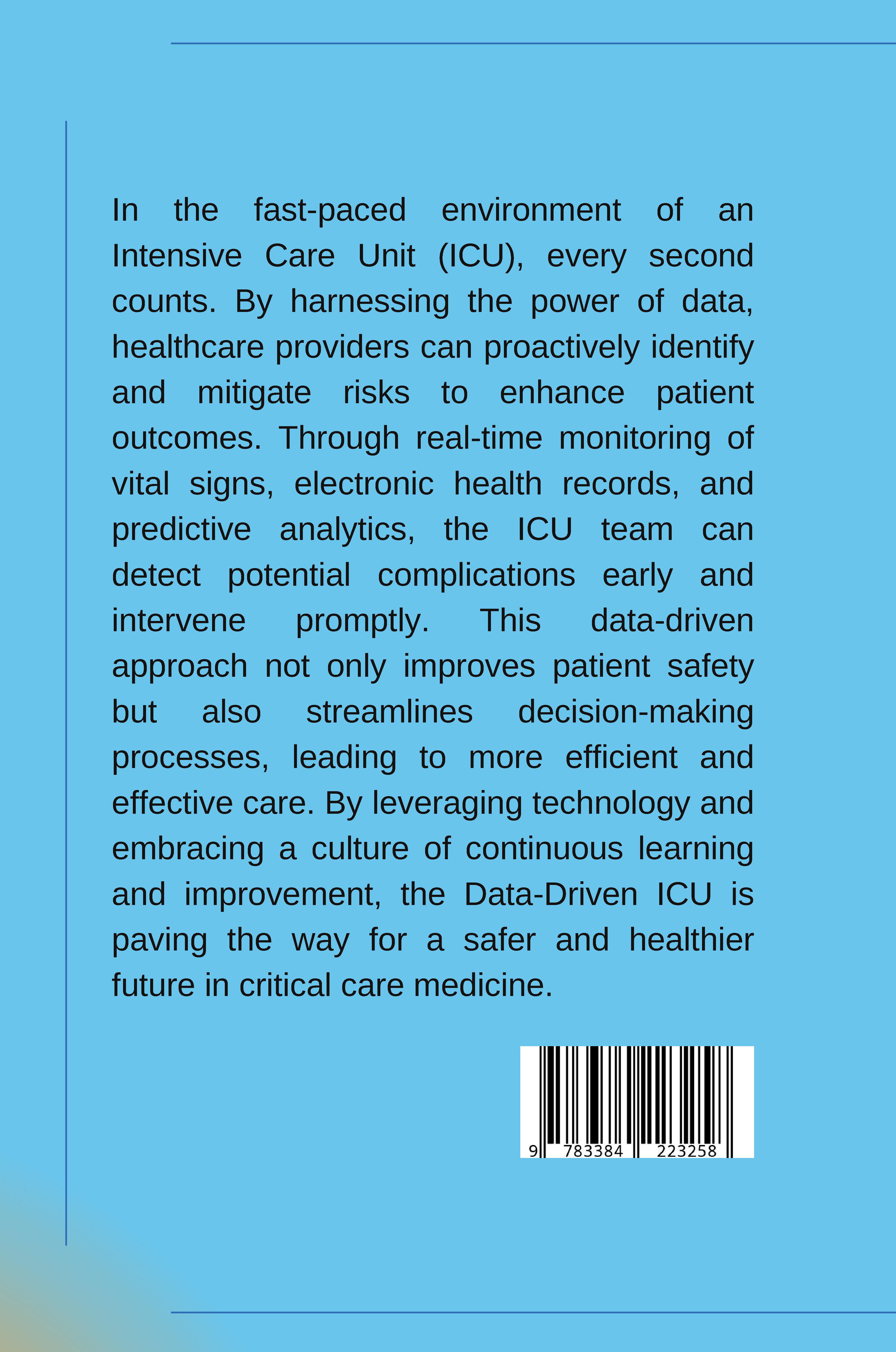 Rückseitencover Critical Care: Predicting Before Crisis