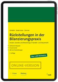 Vorderes Coverbild Rückstellungen in der Bilanzierungspraxis
