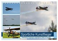 Vorderes Coverbild Sportliche Kunstflieger (Tischkalender 2025 DIN A5 quer), CALVENDO Monatskalender
