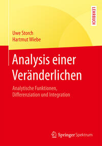 Vorderes Coverbild Analysis einer Veränderlichen