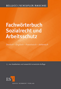 Vorderes Coverbild Fachwörterbuch Sozialrecht und Arbeitsschutz - - Deutsch - Englisch - Französisch - Italienisch