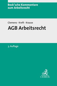 Vorderes Coverbild Beck'sche Kommentare zum Arbeitsrecht / AGB-Arbeitsrecht