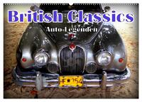 Vorderes Coverbild Auto-Legenden: British Classics (Wandkalender 2025 DIN A2 quer), CALVENDO Monatskalender