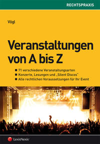 Vorderes Coverbild Veranstaltungen von A bis Z