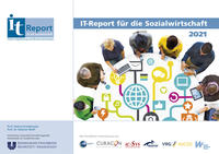 Vorderes Coverbild IT-Report für die Sozialwirtschaft 2021