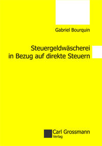 Vorderes Coverbild Steuergeldwäscherei in Bezug auf direkte Steuern
