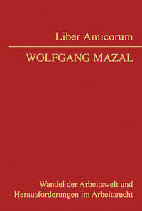 Vorderes Coverbild Liber Amicorum Wolfgang Mazal zum 60. Geburtstag