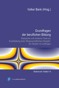 Vorderes Coverbild Grundfragen der beruflichen Bildung