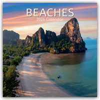 Vorderes Coverbild Beaches – Traumstrände 2026 – 16-Monatskalender