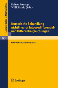 Vorderes Coverbild Numerische Behandlung nichtlinearer Integrodifferential- und Differentialgleichungen