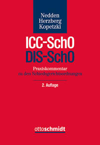 Vorderes Coverbild Praxiskommentar ICC-SchO / DIS-SchO