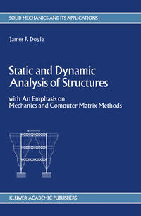 Vorderes Coverbild Static and Dynamic Analysis of Structures