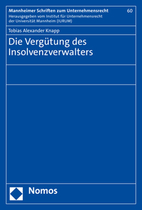 Vorderes Coverbild Die Vergütung des Insolvenzverwalters