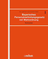 Vorderes Coverbild Bayerisches Personalvertretungsgesetz mit Wahlordnung