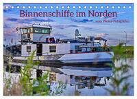 Vorderes Coverbild Binnenschiffe im Norden (Tischkalender 2025 DIN A5 quer), CALVENDO Monatskalender