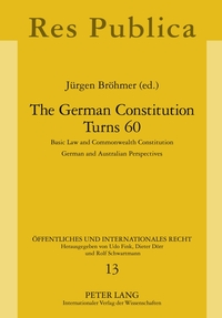 Vorderes Coverbild The German Constitution Turns 60
