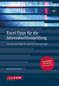 Vorderes Coverbild Excel-Tipps für die Jahresabschlussprüfung
