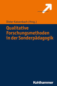 Vorderes Coverbild Qualitative Forschungsmethoden in der Sonderpädagogik