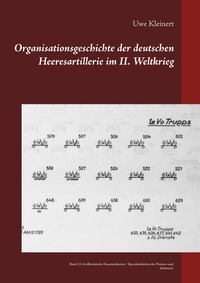 Vorderes Coverbild Organisationsgeschichte der deutschen Heeresartillerie im II. Weltkrieg