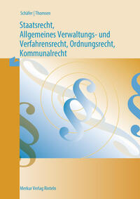 Vorderes Coverbild Staatsrecht, Allgemeines Verwaltungs- und Verfahrensrecht,