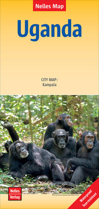 Vorderes Coverbild Nelles Map Landkarte Uganda