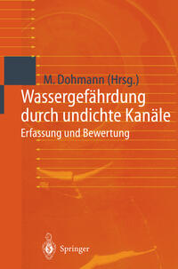 Vorderes Coverbild Wassergefährdung durch undichte Kanäle