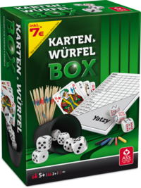 Vorderes Coverbild Karten- und Würfelbox