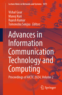 Vorderes Coverbild Advances in Information Communication Technology and Computing