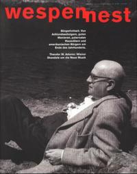 Vorderes Coverbild Wespennest. Zeitschrift für brauchbare Texte und Bilder / Bürgerlichkeit
