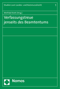 Vorderes Coverbild Verfassungstreue jenseits des Beamtentums