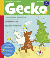 Vorderes Coverbild Gecko Kinderzeitschrift Band 62