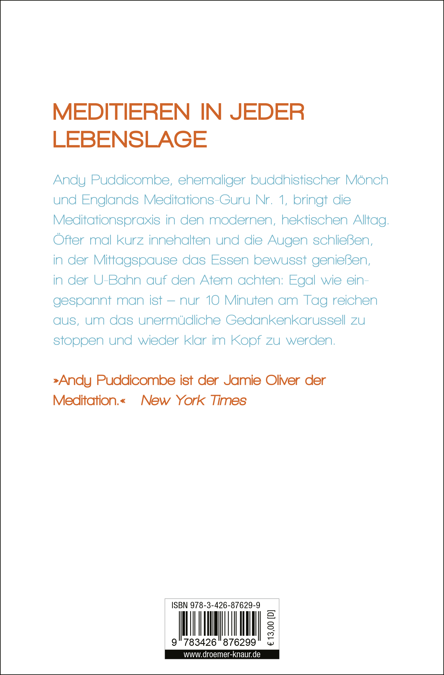 Rückseitencover Mach mal Platz im Kopf