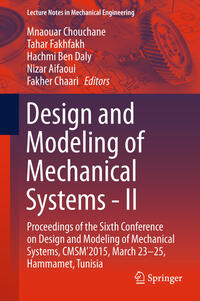 Vorderes Coverbild Design and Modeling of Mechanical Systems - II