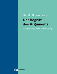 Vorderes Coverbild Der Begriff des Arguments