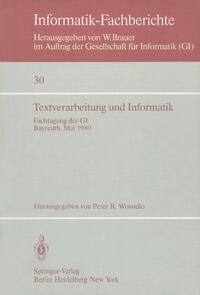 Vorderes Coverbild Textverarbeitung und Informatik