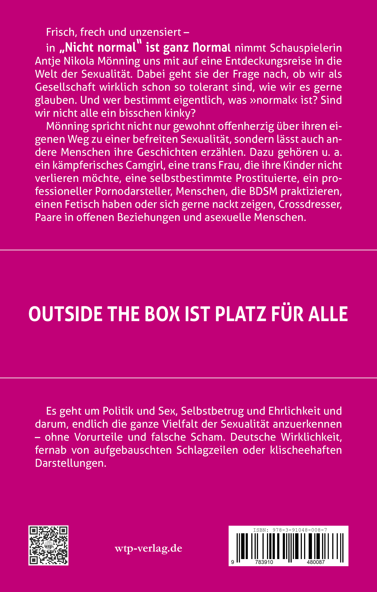 Rückseitencover "Nicht normal" ist ganz normal