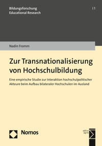 Vorderes Coverbild Zur Transnationalisierung von Hochschulbildung