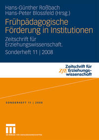 Vorderes Coverbild Frühpädagogische Förderung in Institutionen